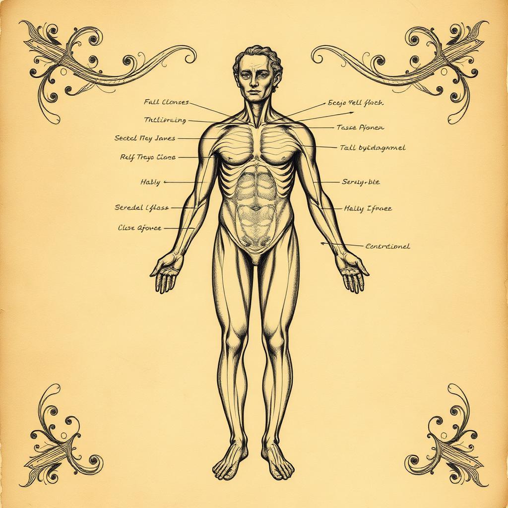 Anatomical chart of the recovering brother
